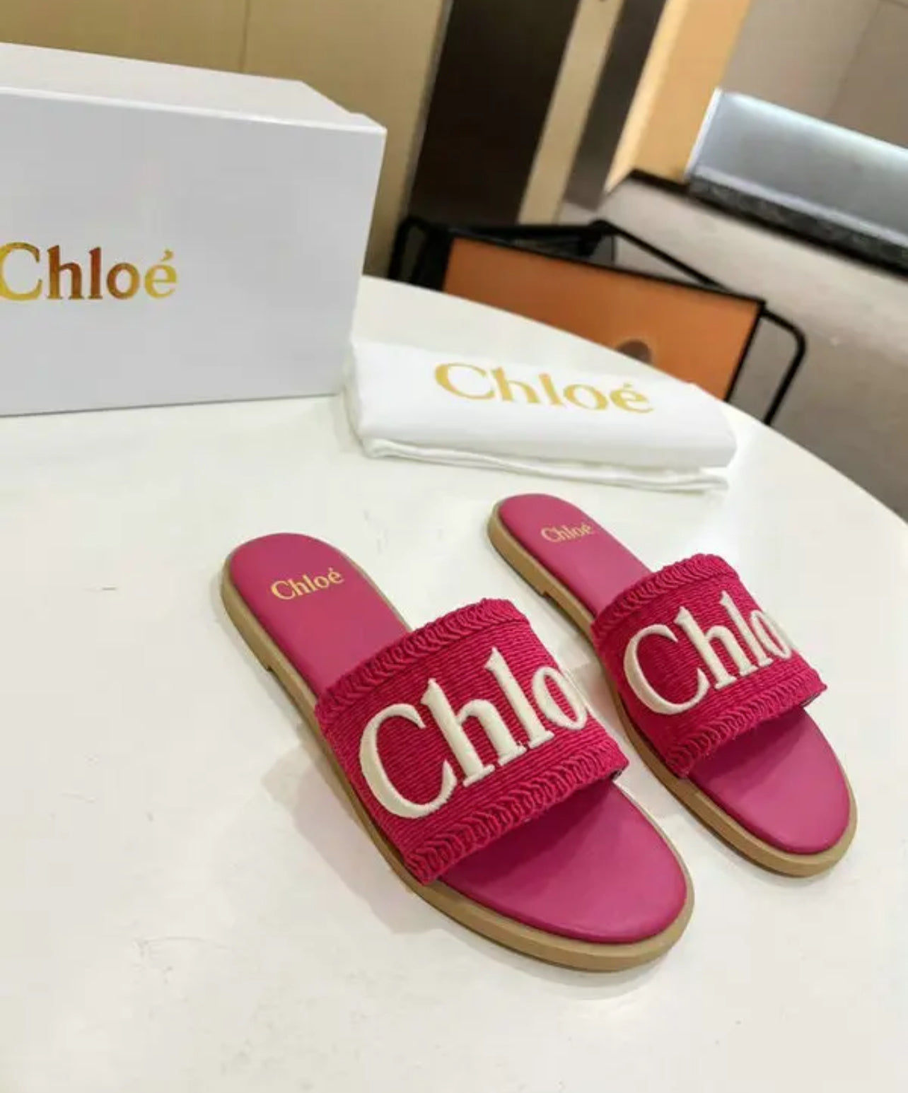 Embroidered Sandals