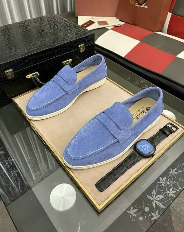 Suede Loafers