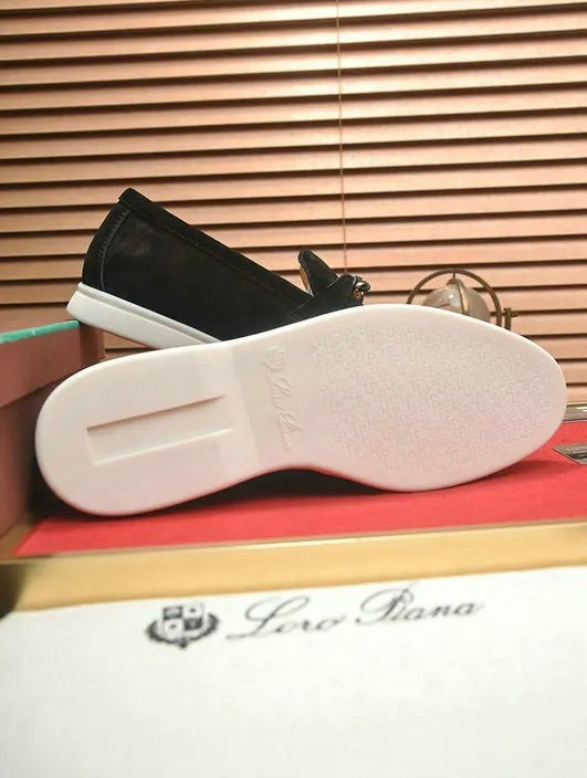 Suede Loafers