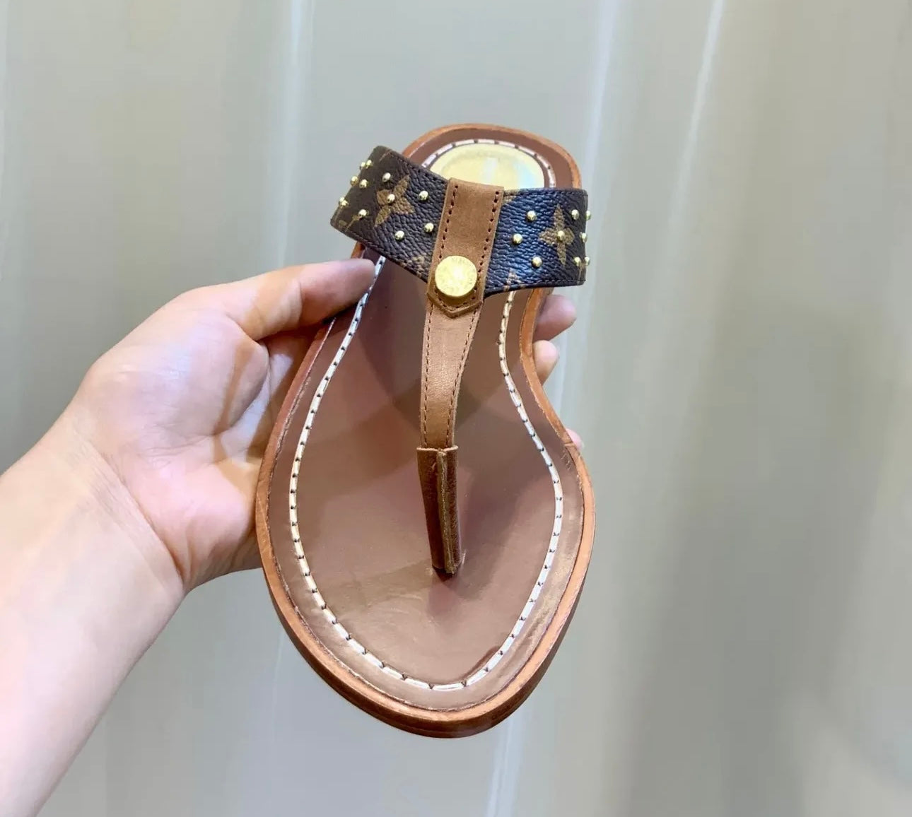 Monogram Sandals
