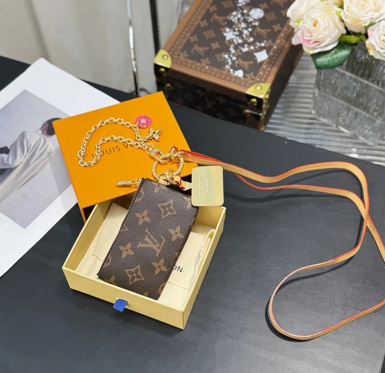 Strapped Phone Holder Coin Purse