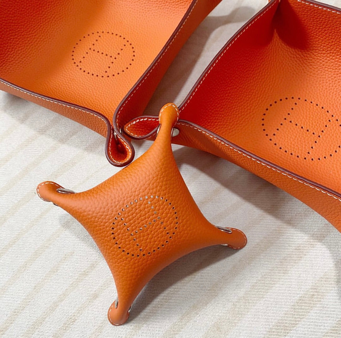 Leather Tray Set