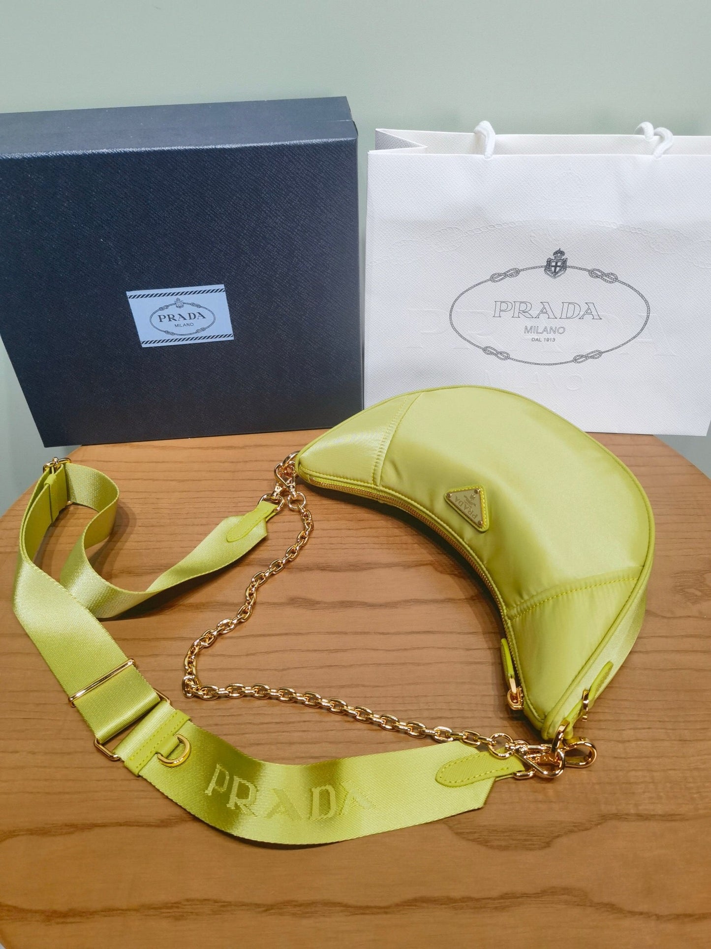 Demi Lune Re Nylon Bag