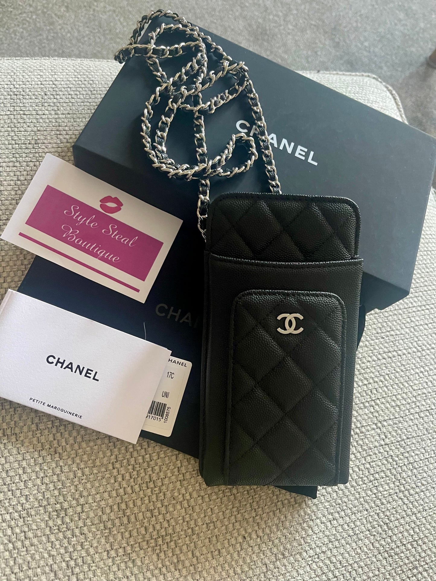 Lambskin Chain Wallet