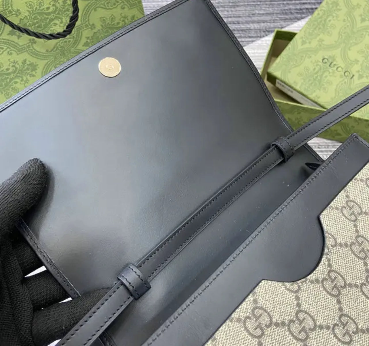Emblem Strap Wallet
