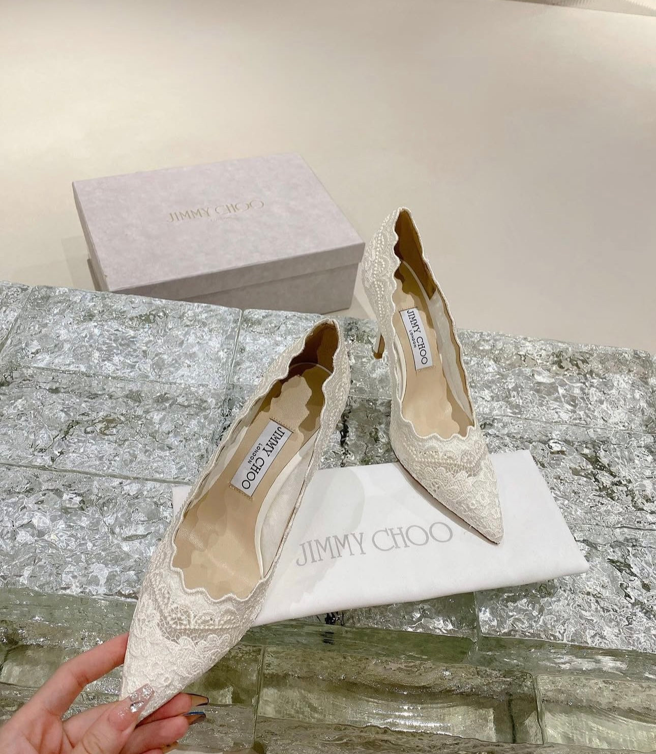 Lace Pumps