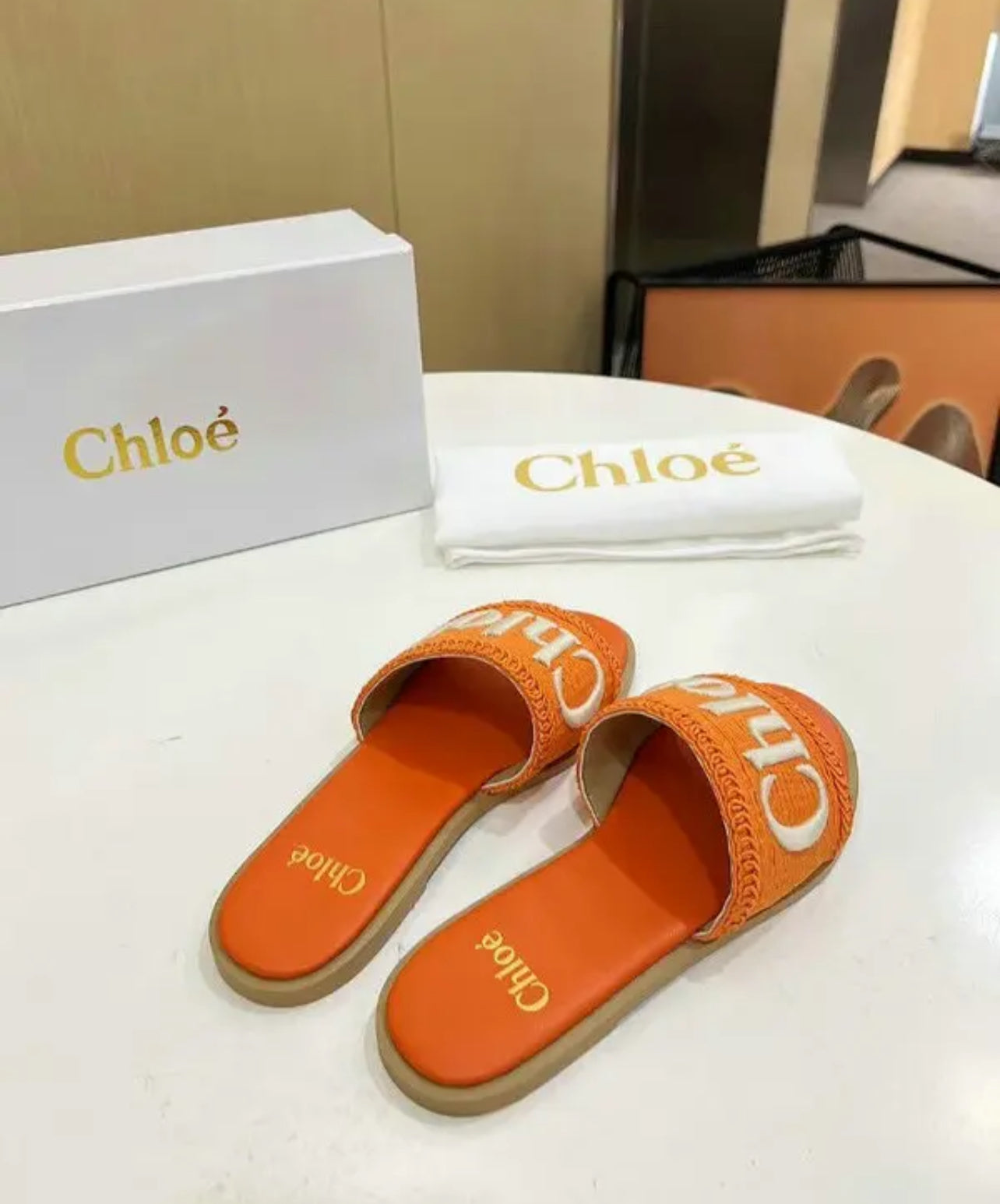 Embroidered Sandals