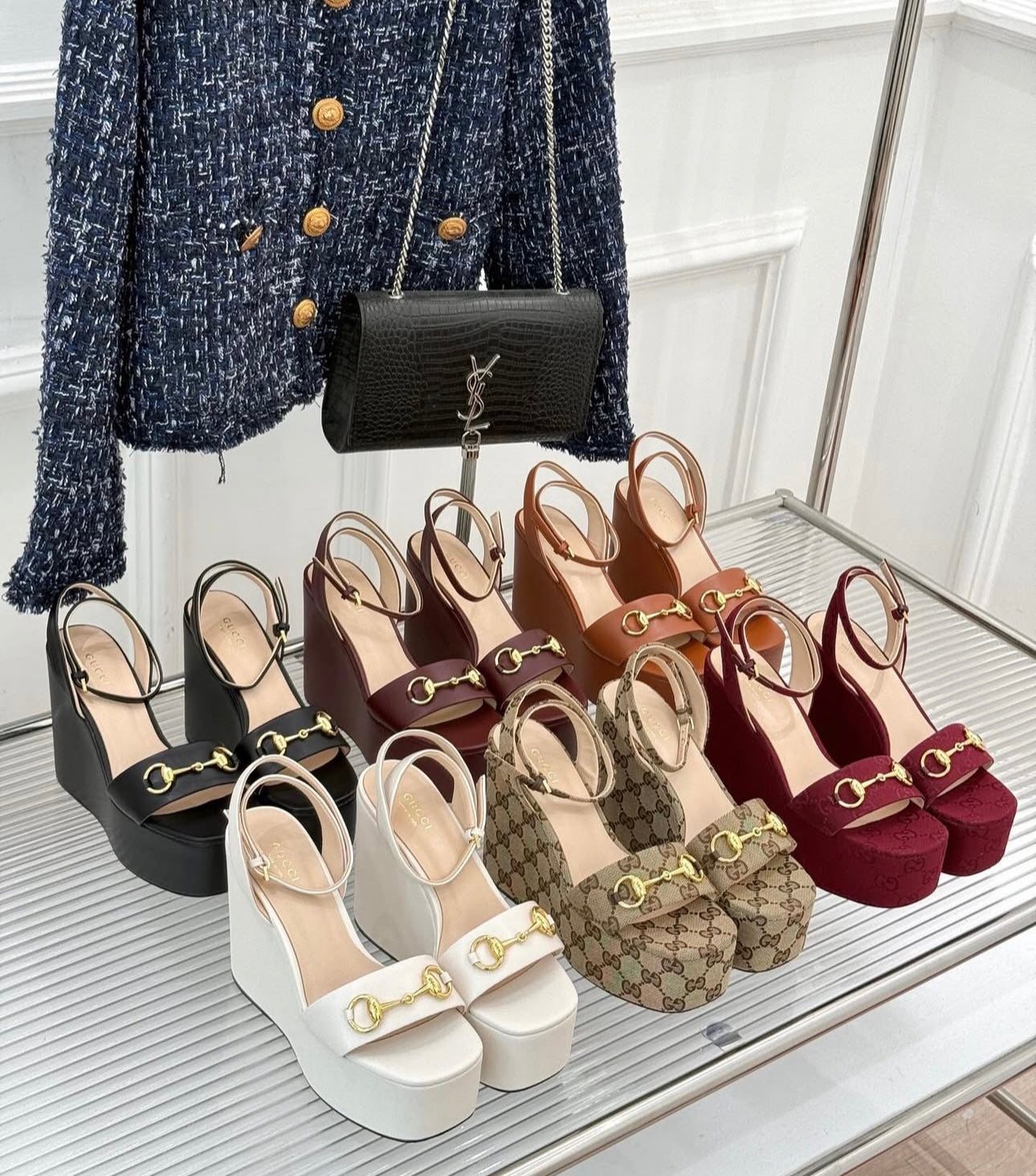 Leather Wedges
