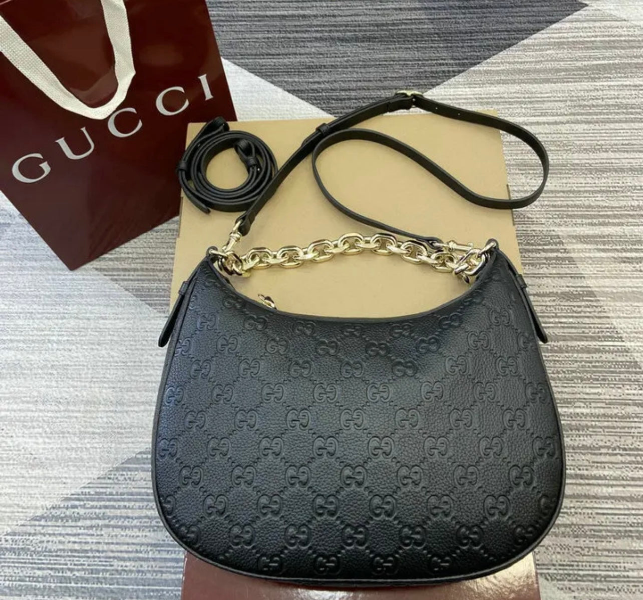 Emblem Medium Shoulder Bag