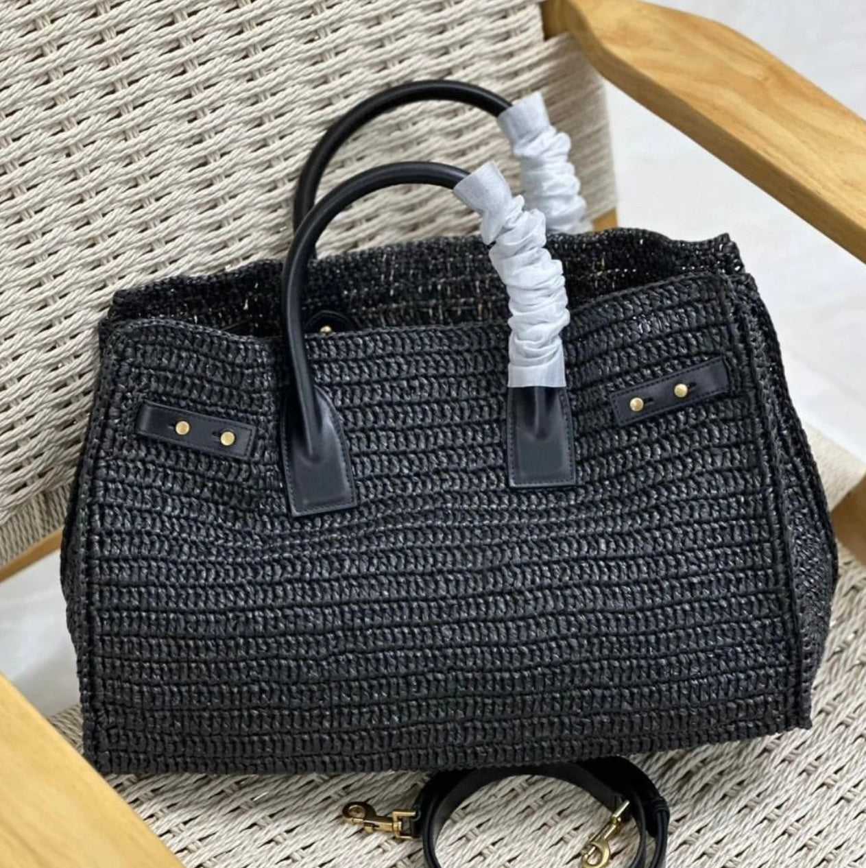 Raffia Sac De Jour