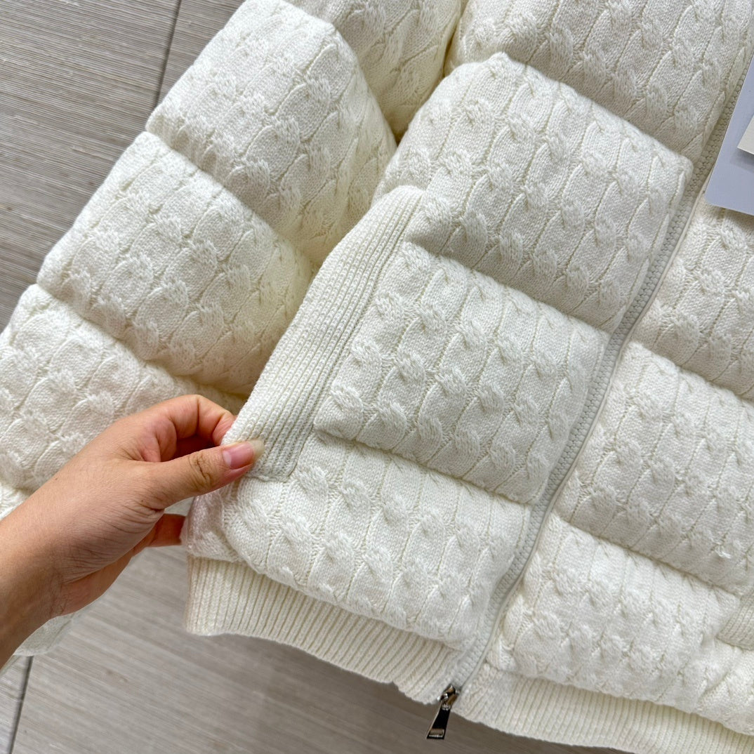 Cable Knit Puffer