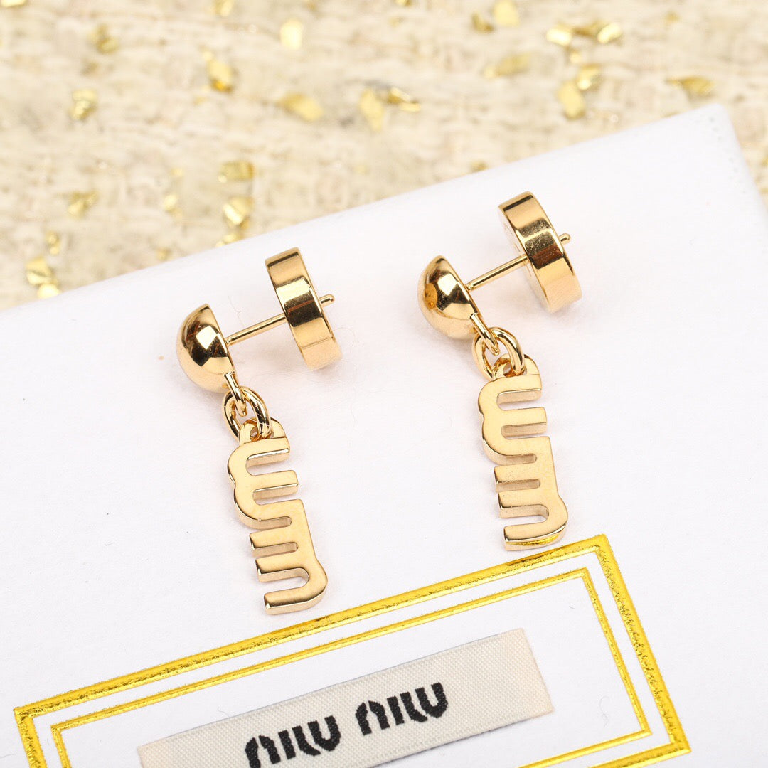 Logo Earrings