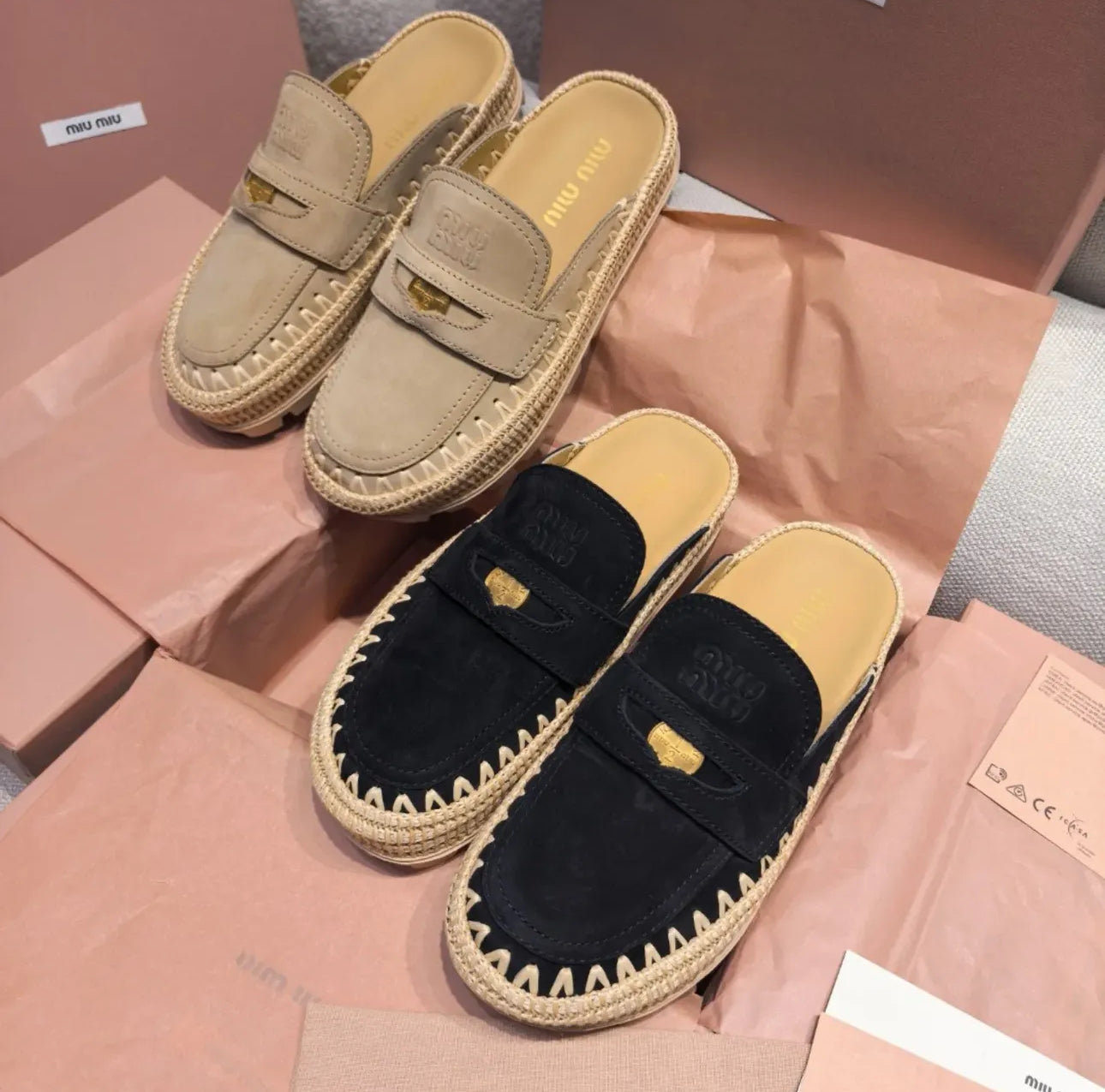 Suede Slippers