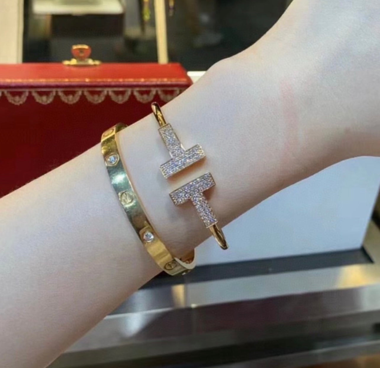 Crystal Square Bracelet
