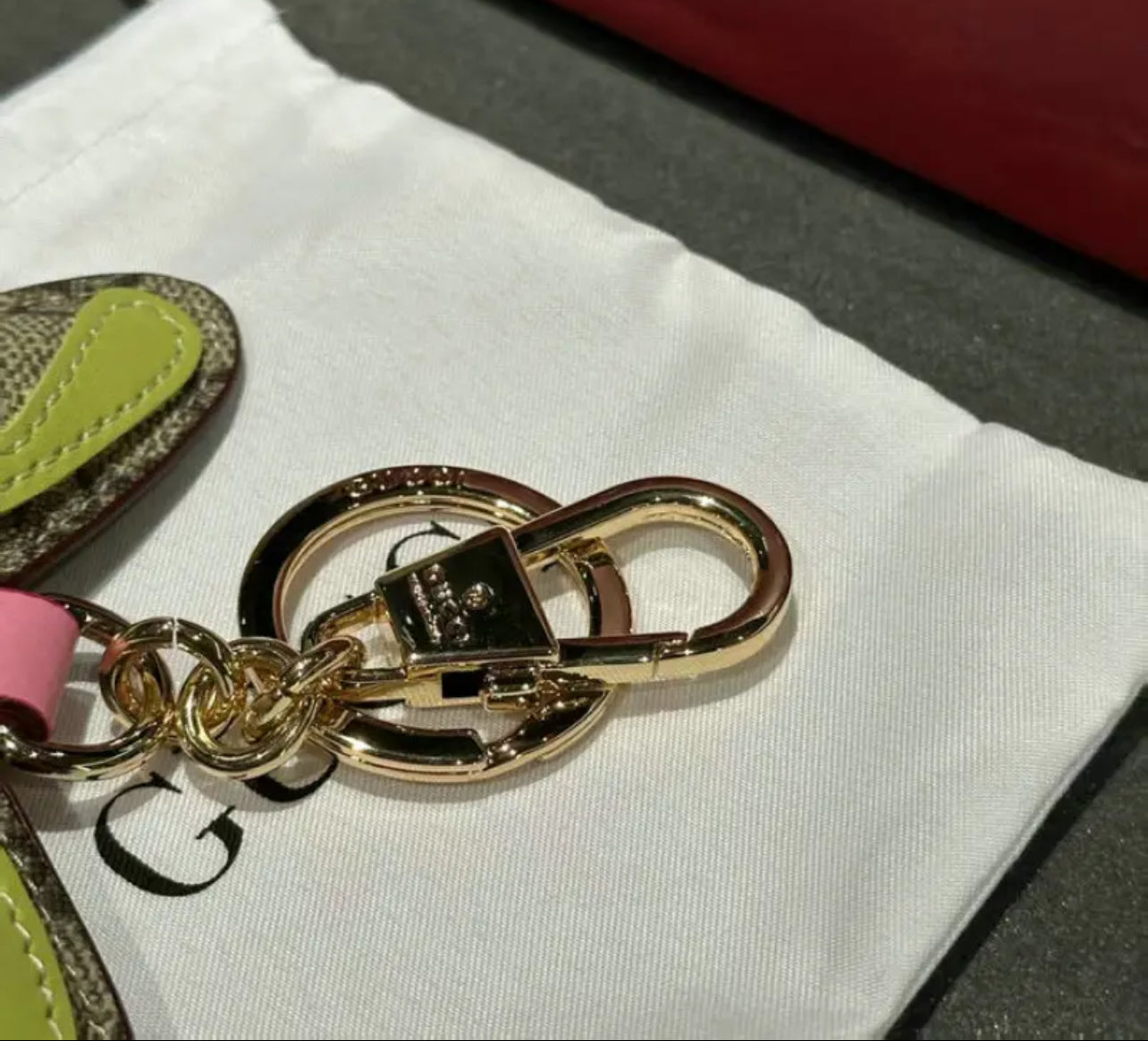 GG Butterfly Bag Charm/Keychain