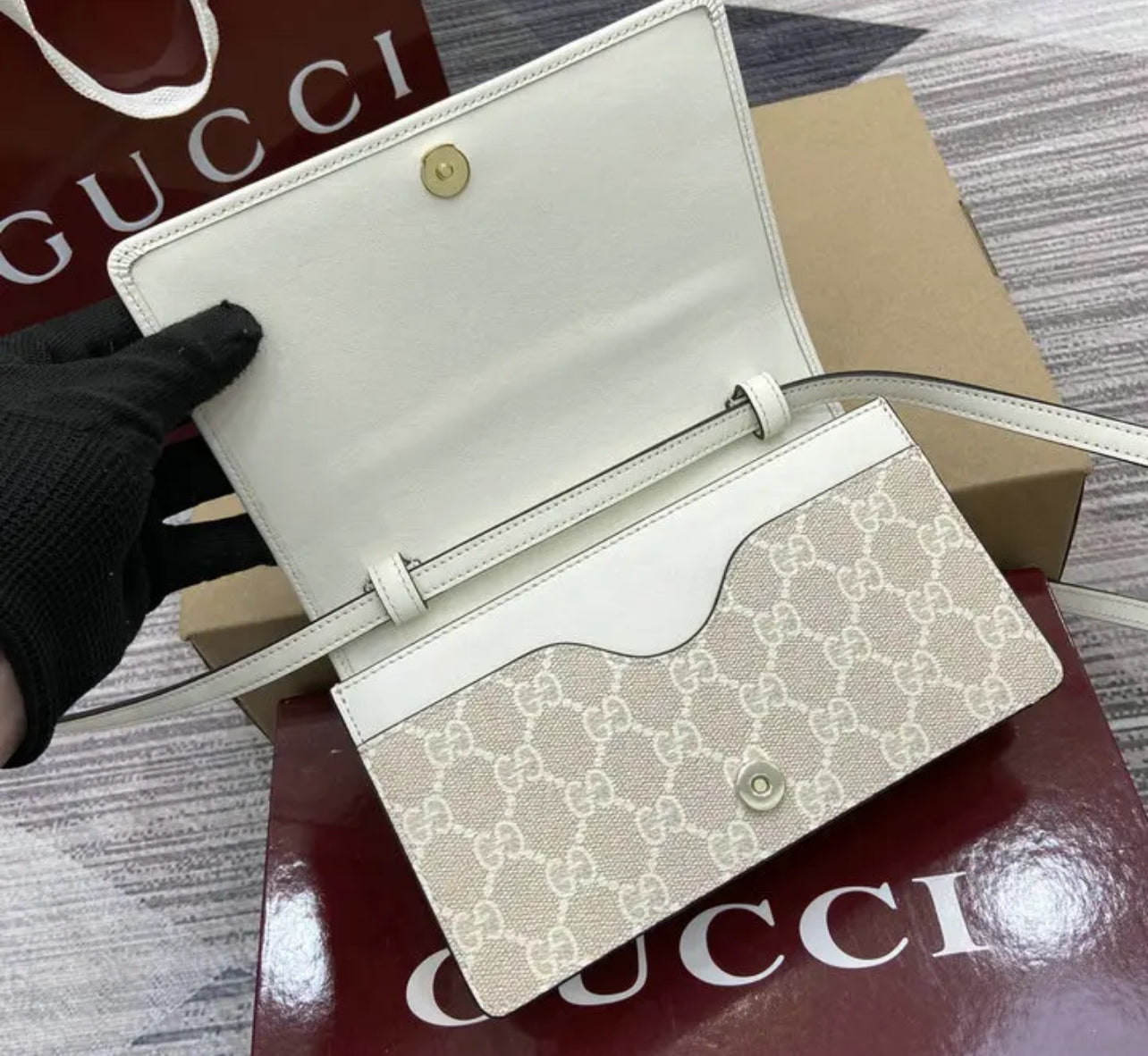 Emblem Strap Wallet