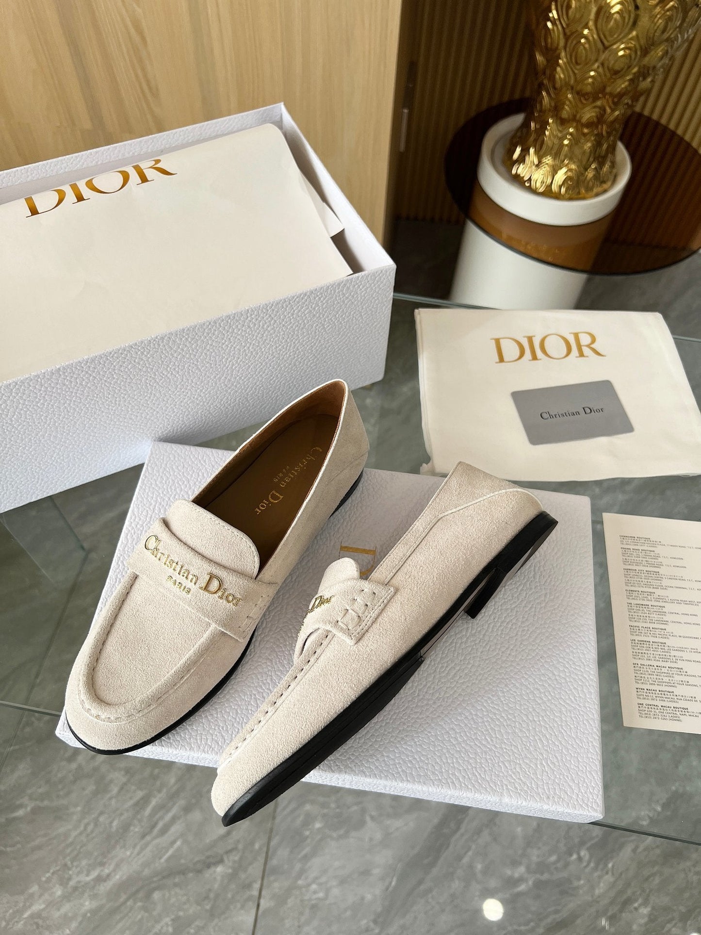 Suede Loafers