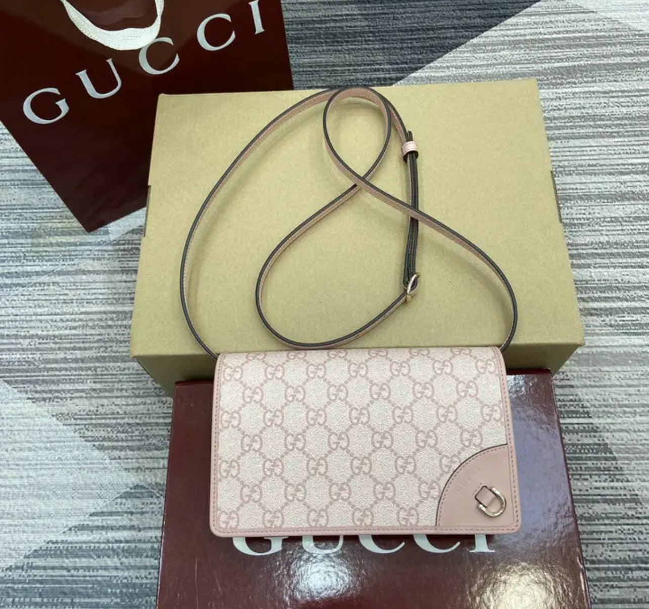 Emblem Strap Wallet