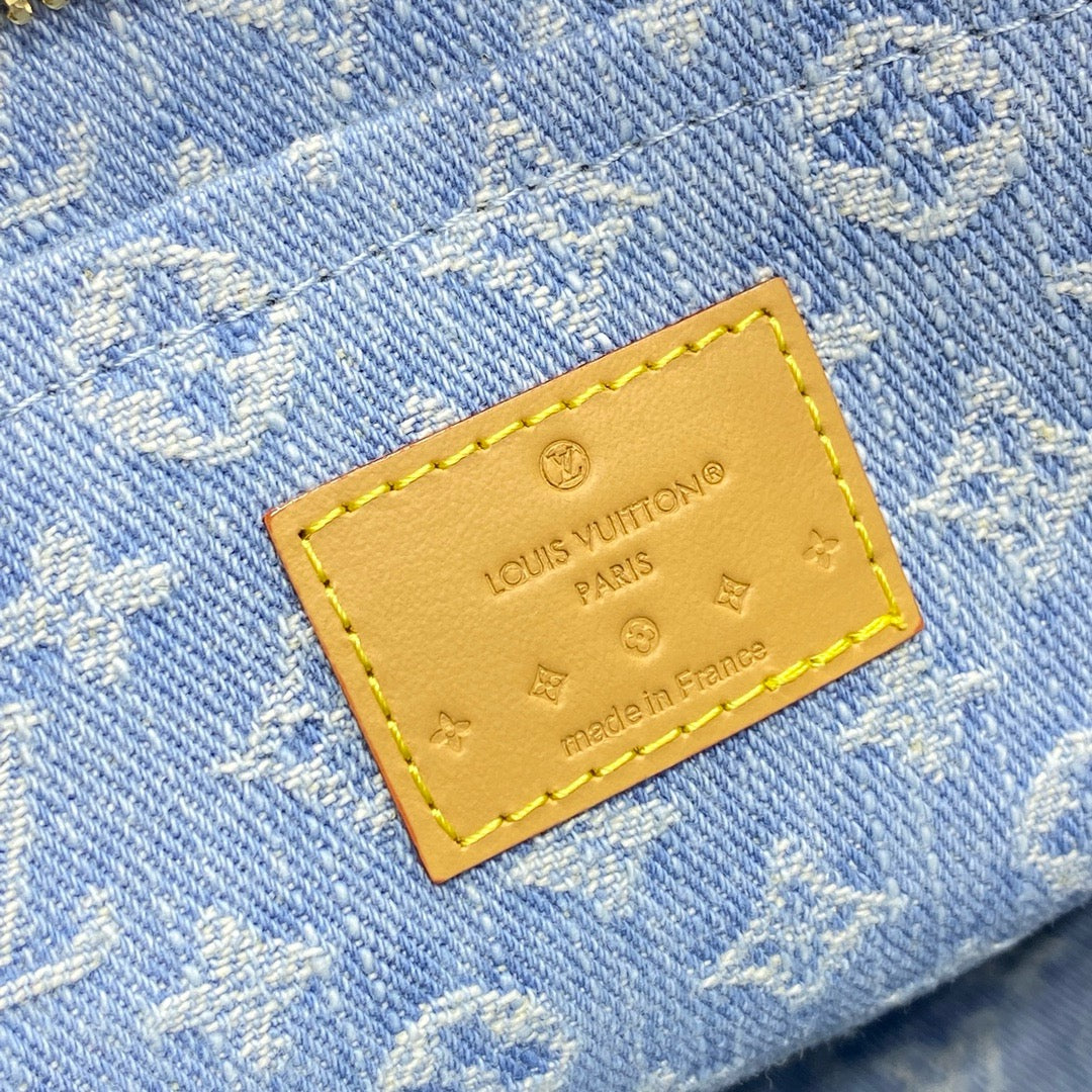 Denim Toiletry Pouch 26