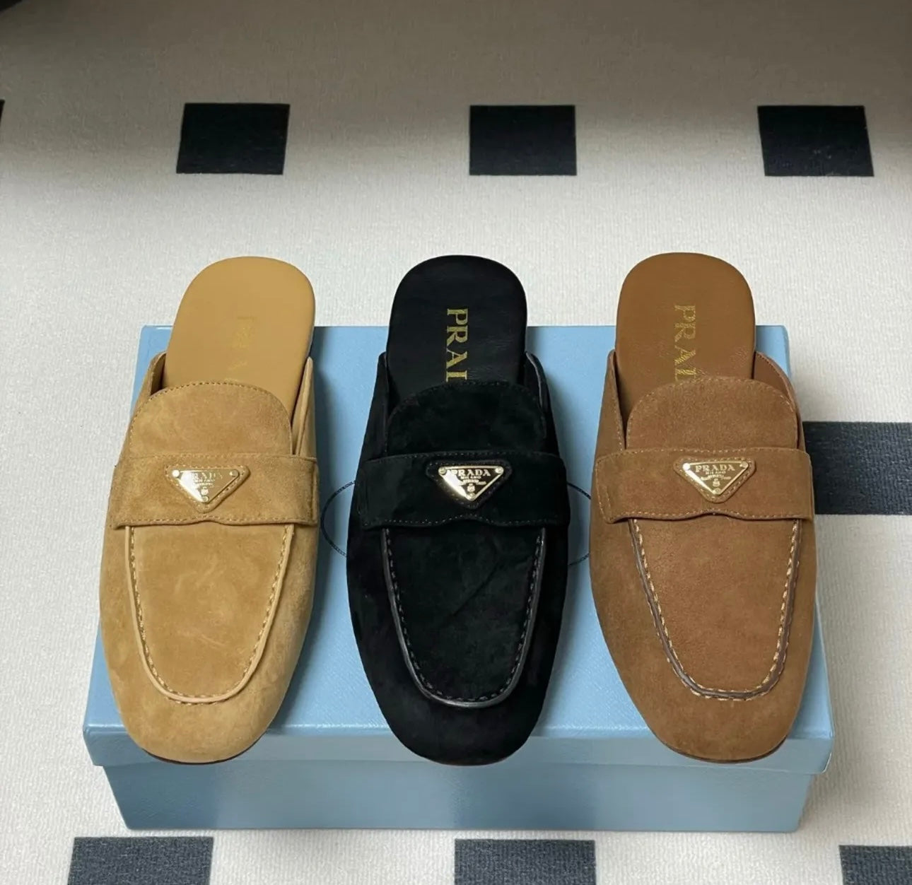 Suede Loafers