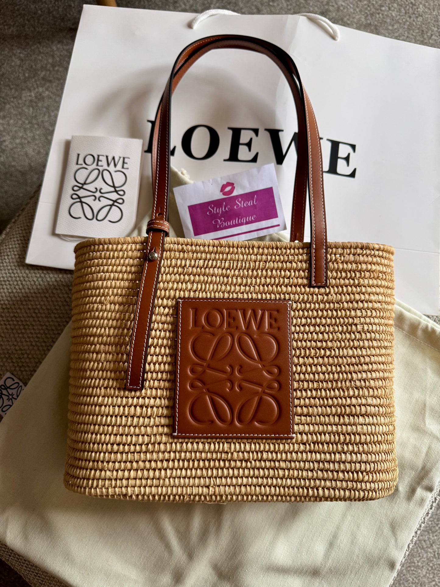 Square Basket Bag