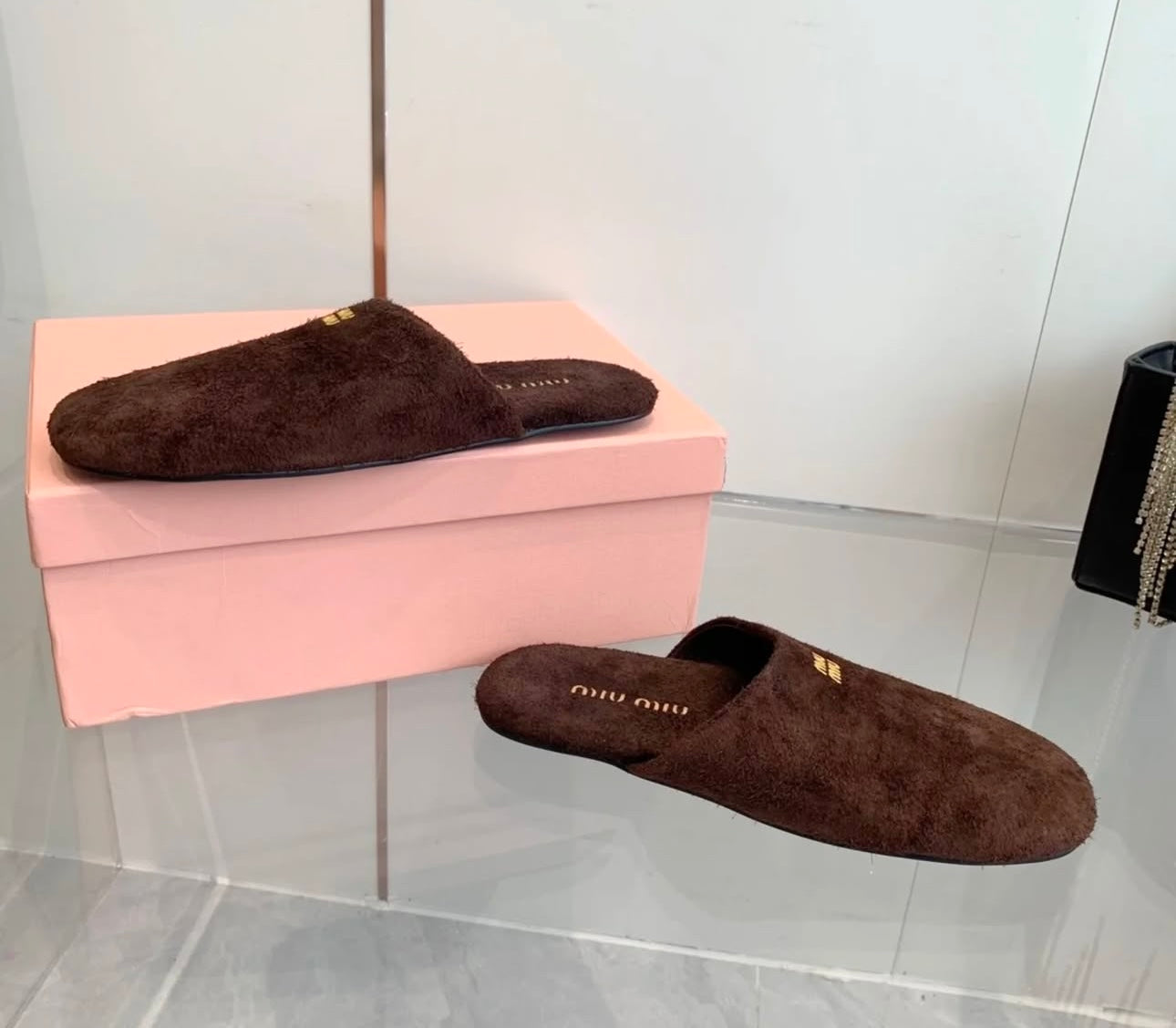 Suede Slippers