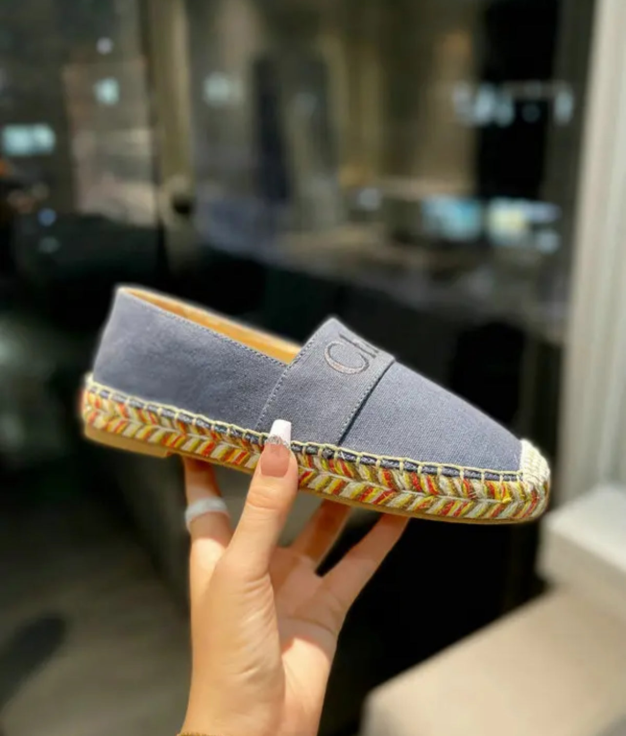 Denim Espadrilles