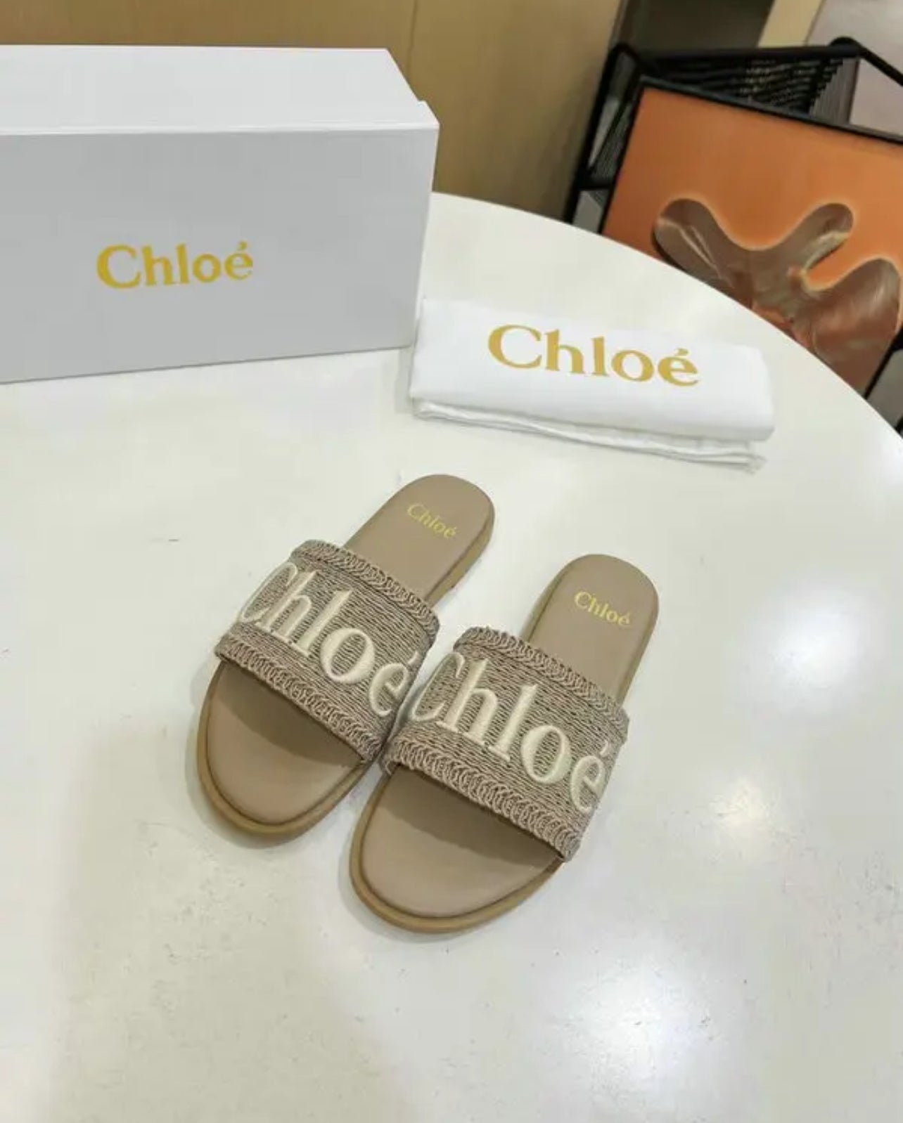 Embroidered Sandals