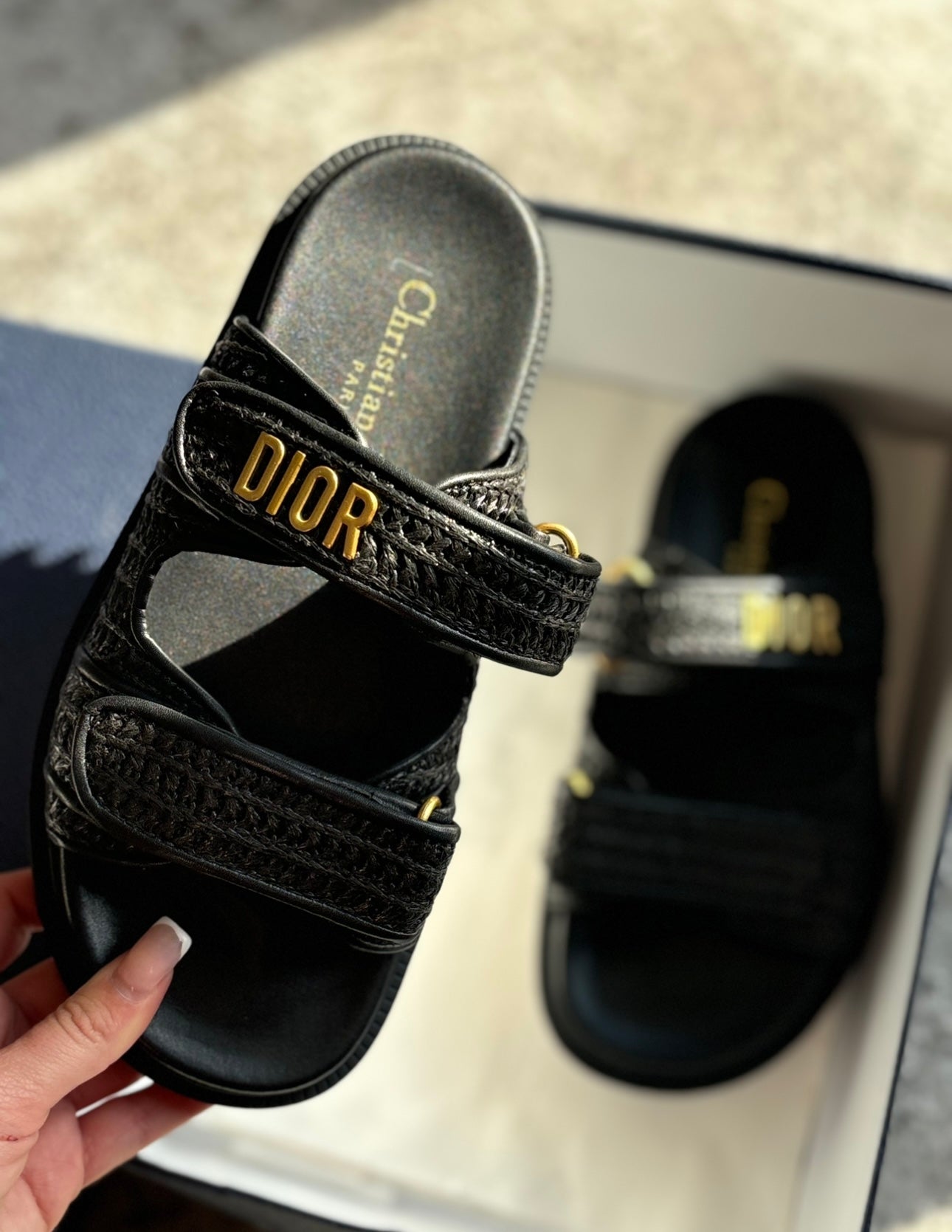 Black sandals