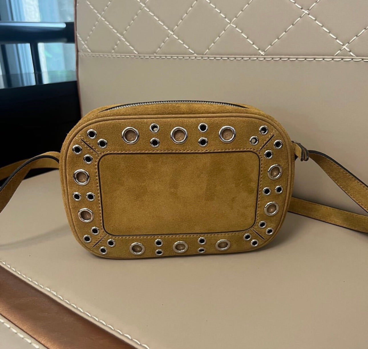 Suede Shoulder Bag