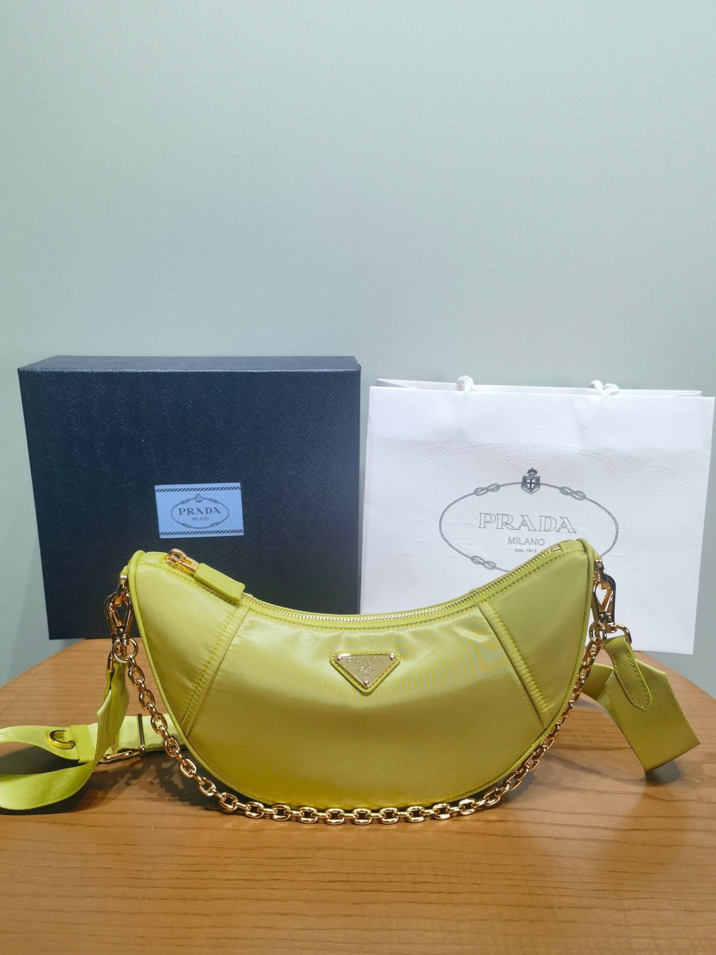 Demi Lune Re Nylon Bag