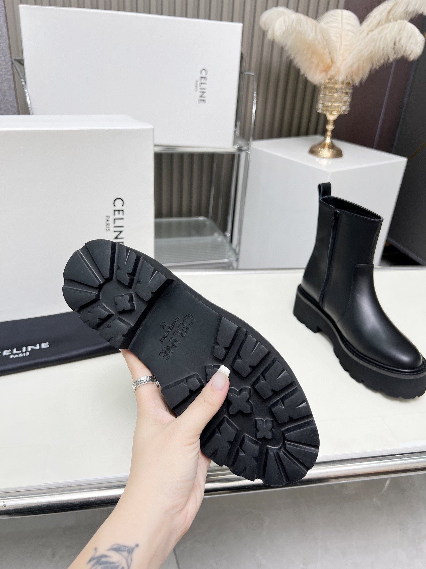 Leather Boots