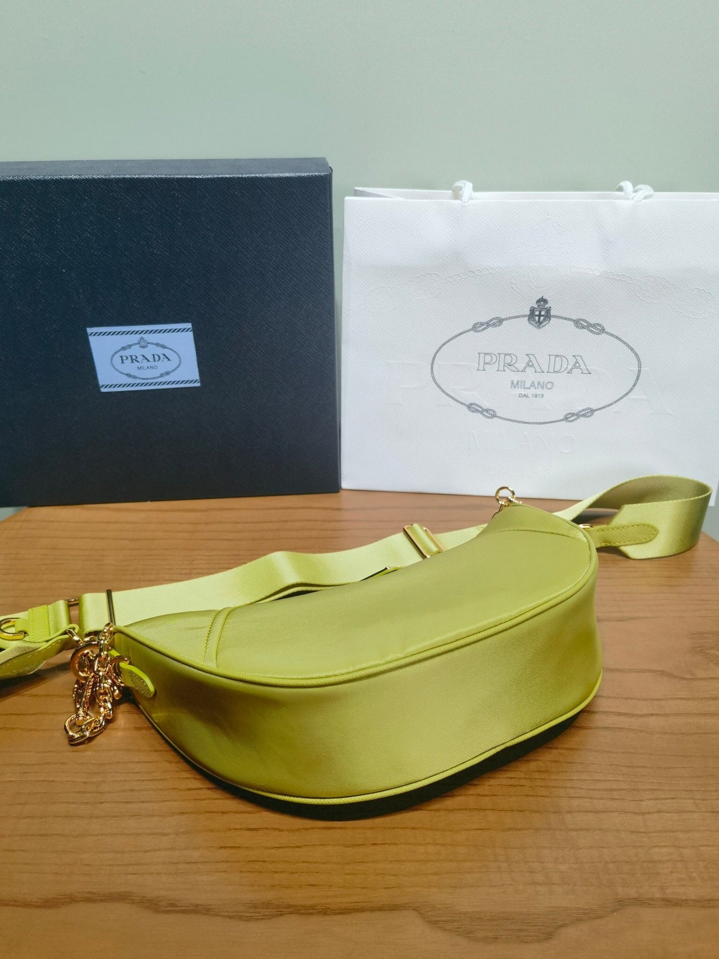 Demi Lune Re Nylon Bag