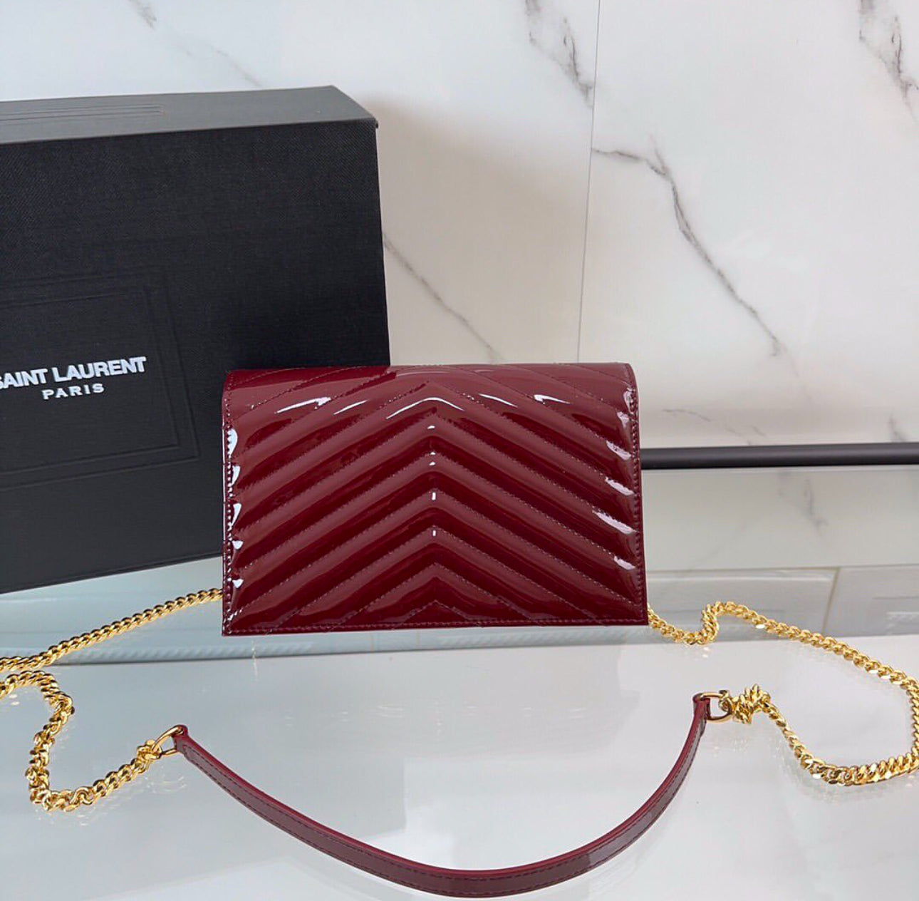 Monogram Chain Clutch