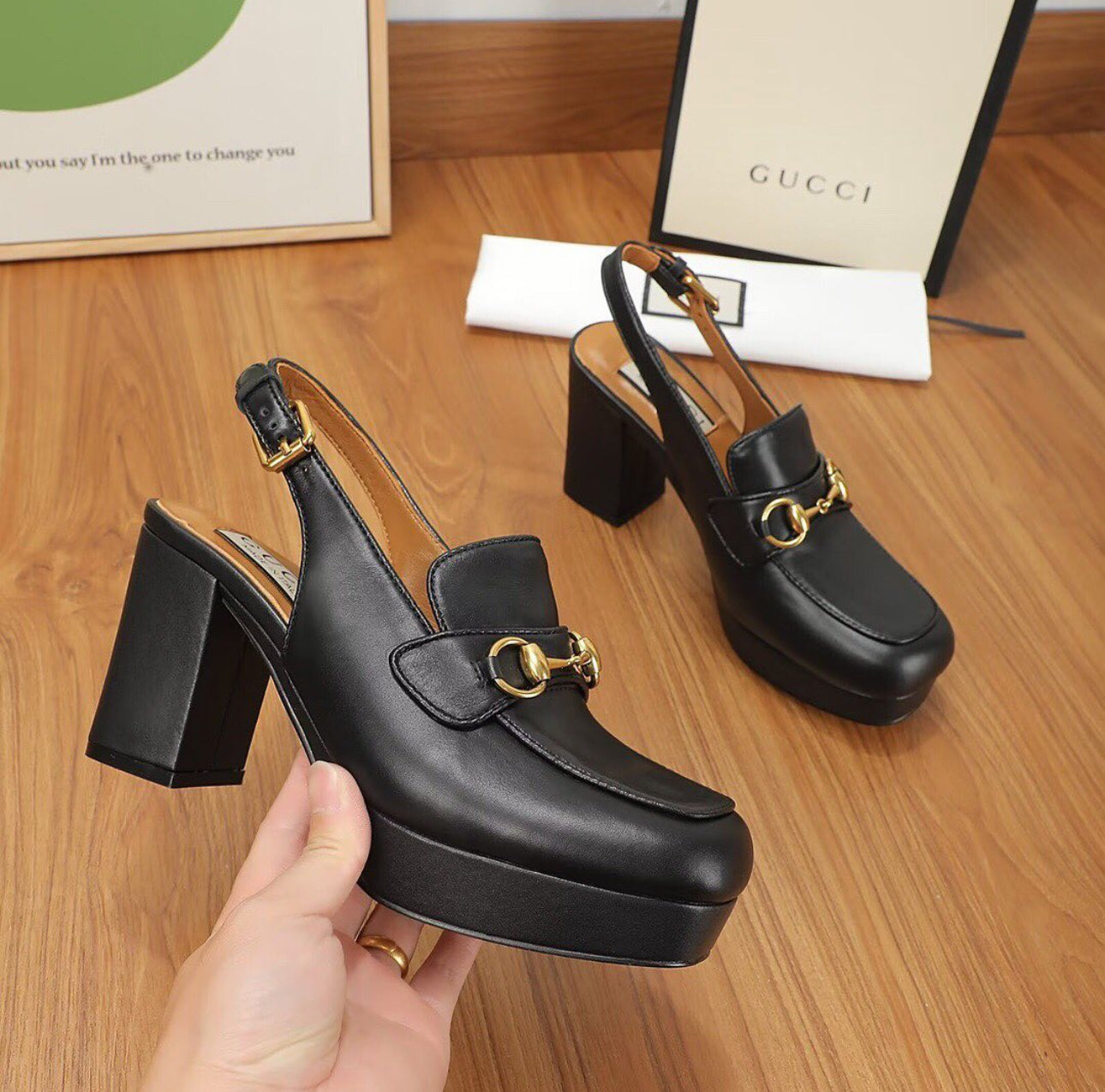 Horsebit Slingbacks