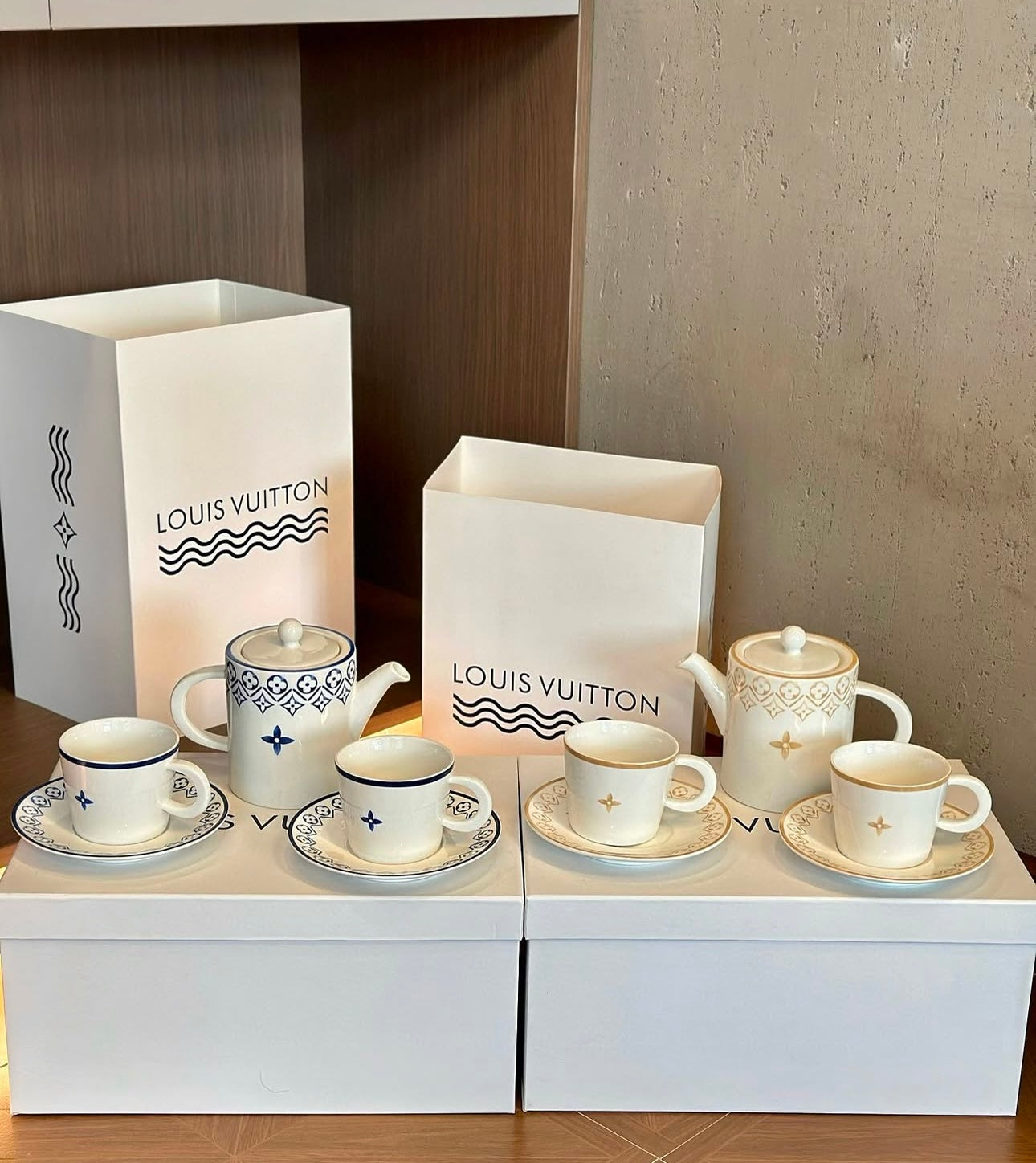 Monogram Tea Set