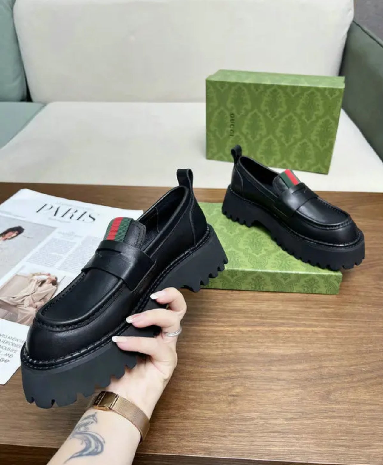 Leather Loafers