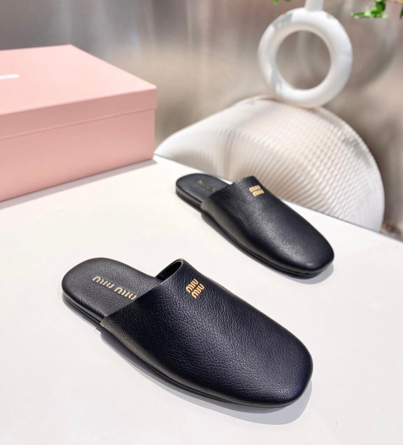 Leather Slippers