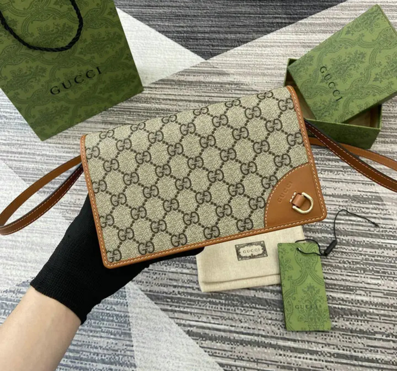 Emblem Strap Wallet
