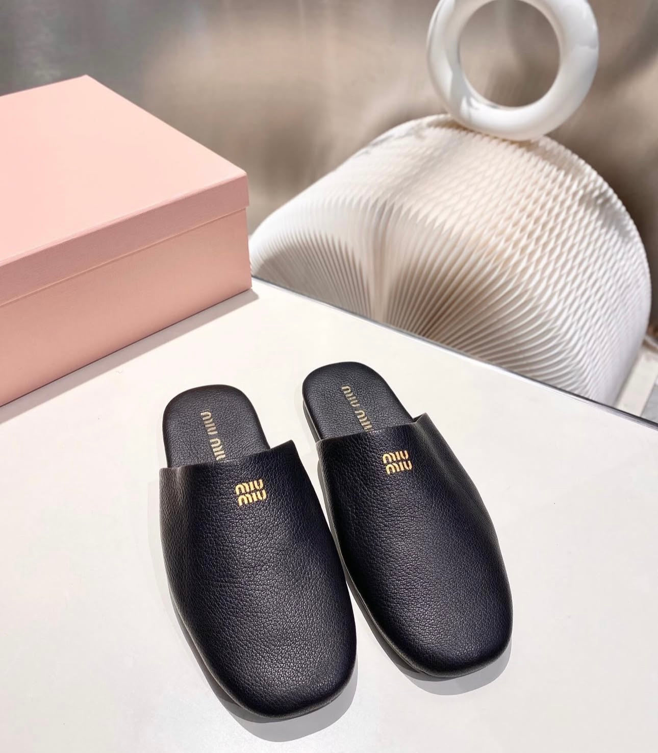 Leather Slippers