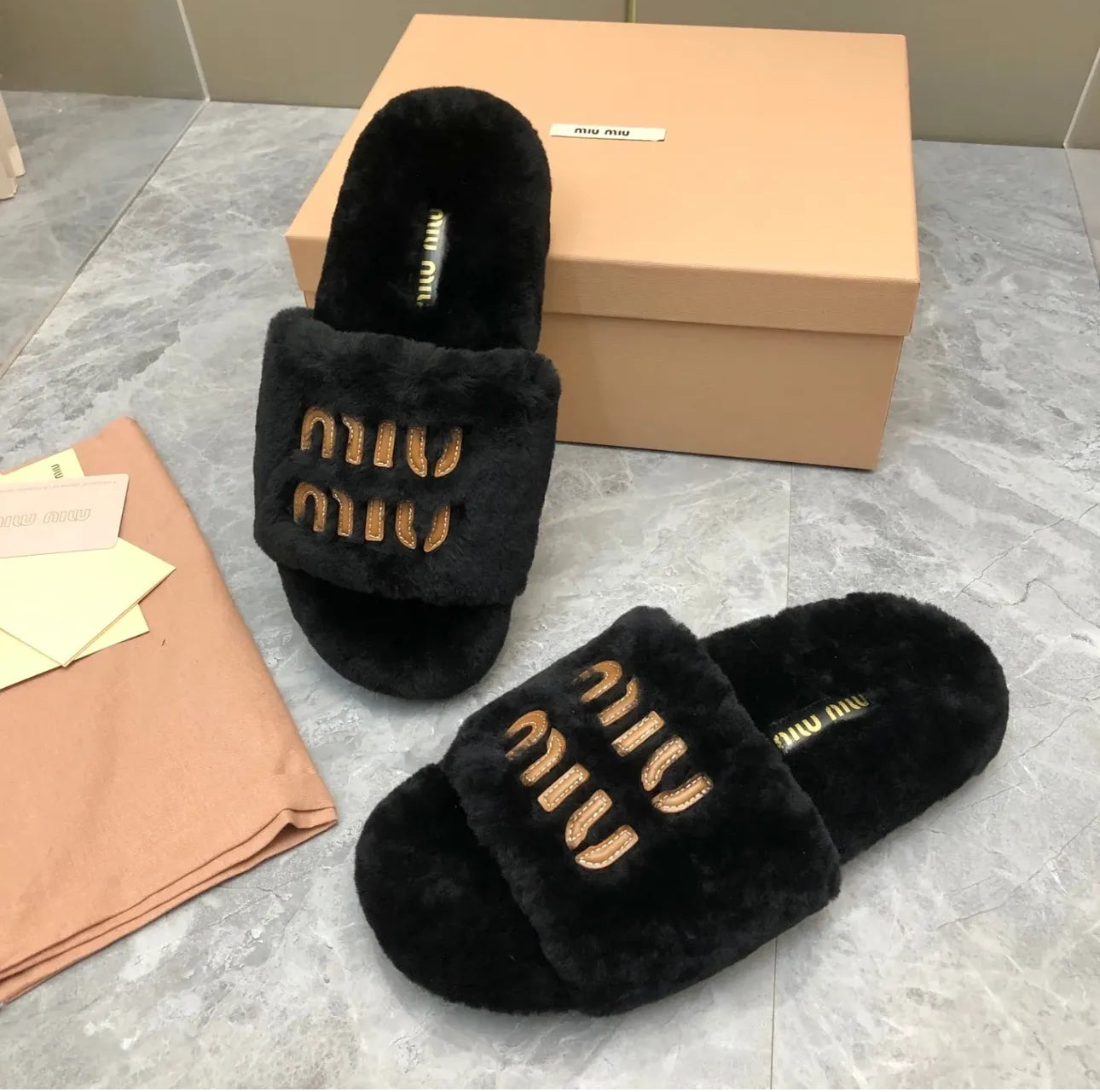 Fur Slippers