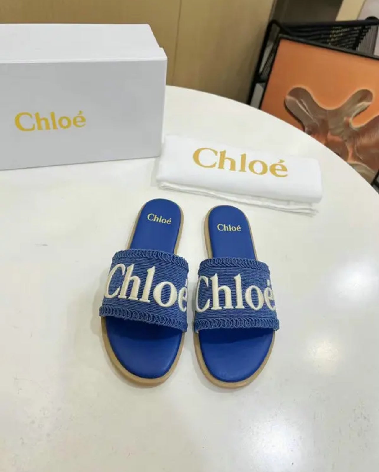 Embroidered Sandals