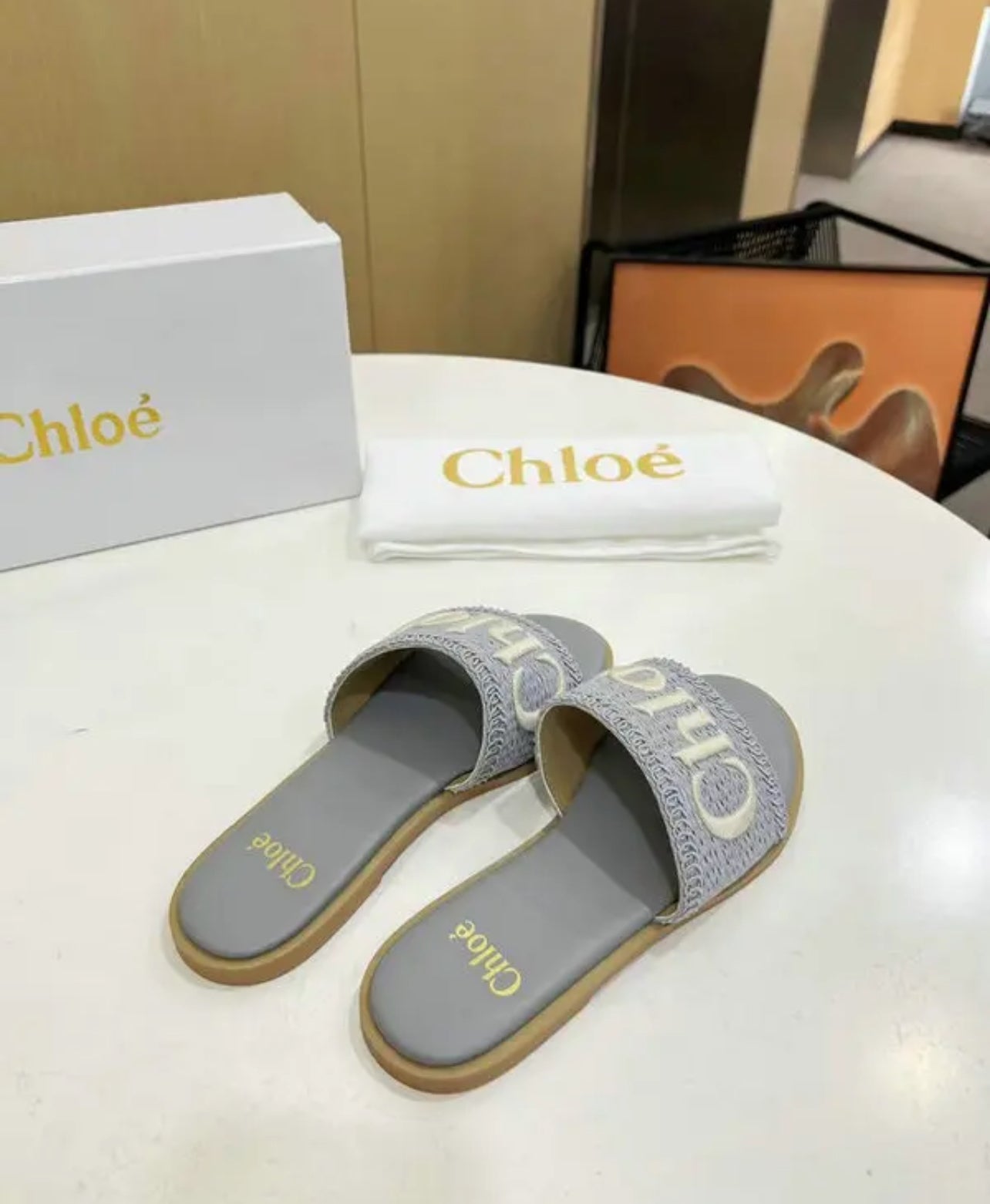 Embroidered Sandals