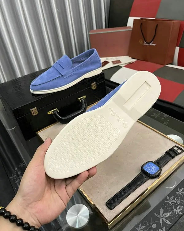 Suede Loafers