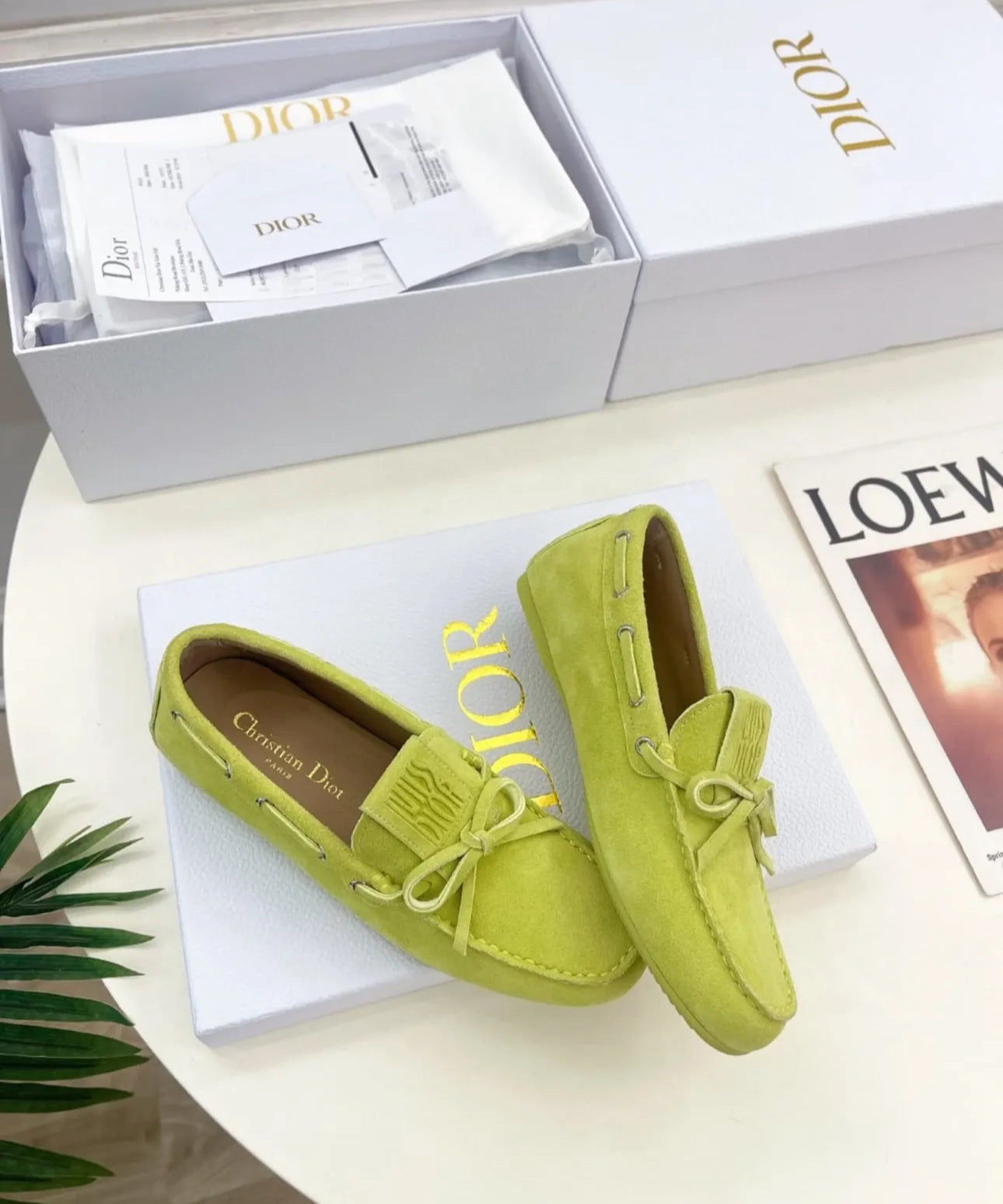 Suede Loafers