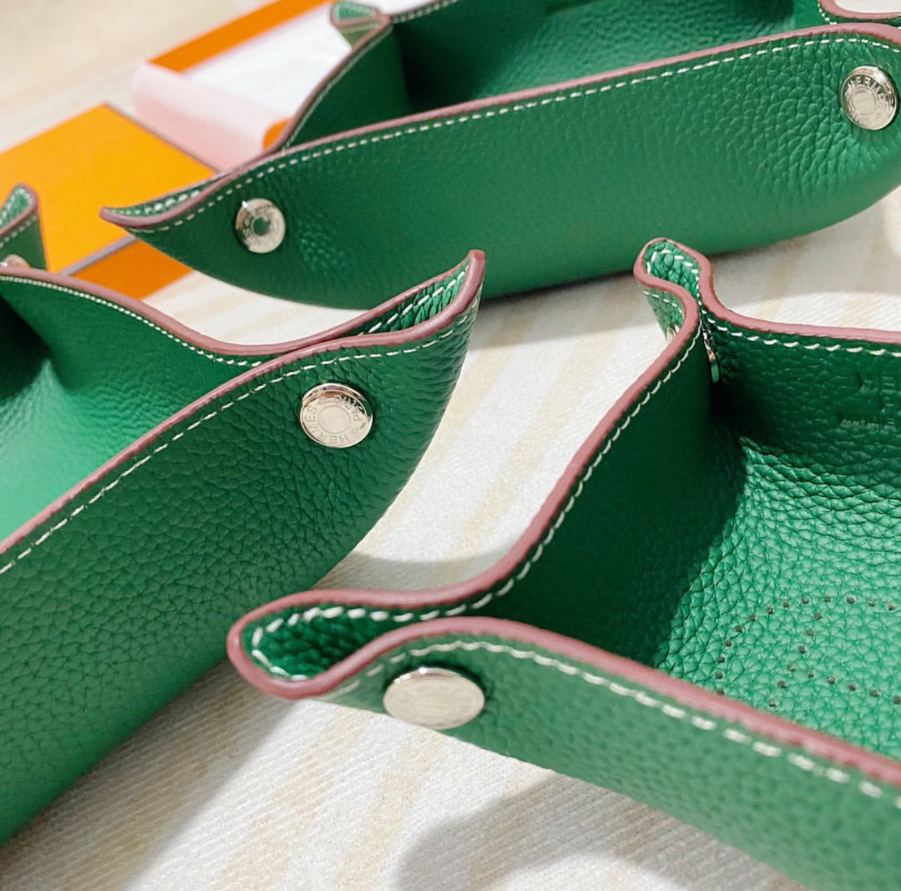 Leather Tray Set