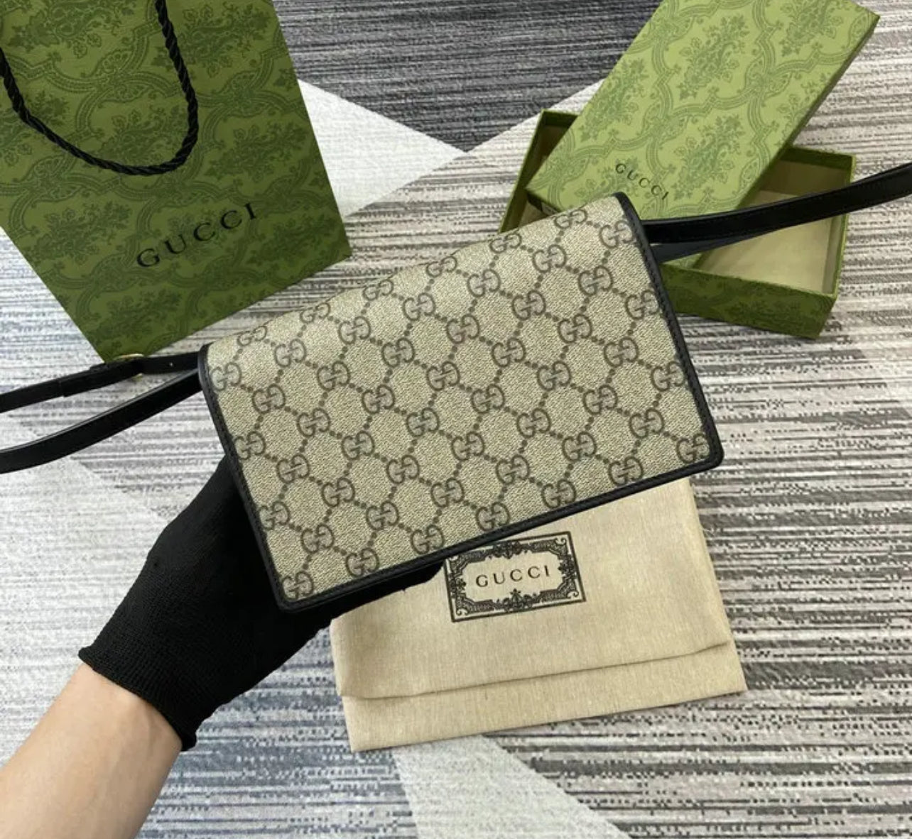Emblem Strap Wallet