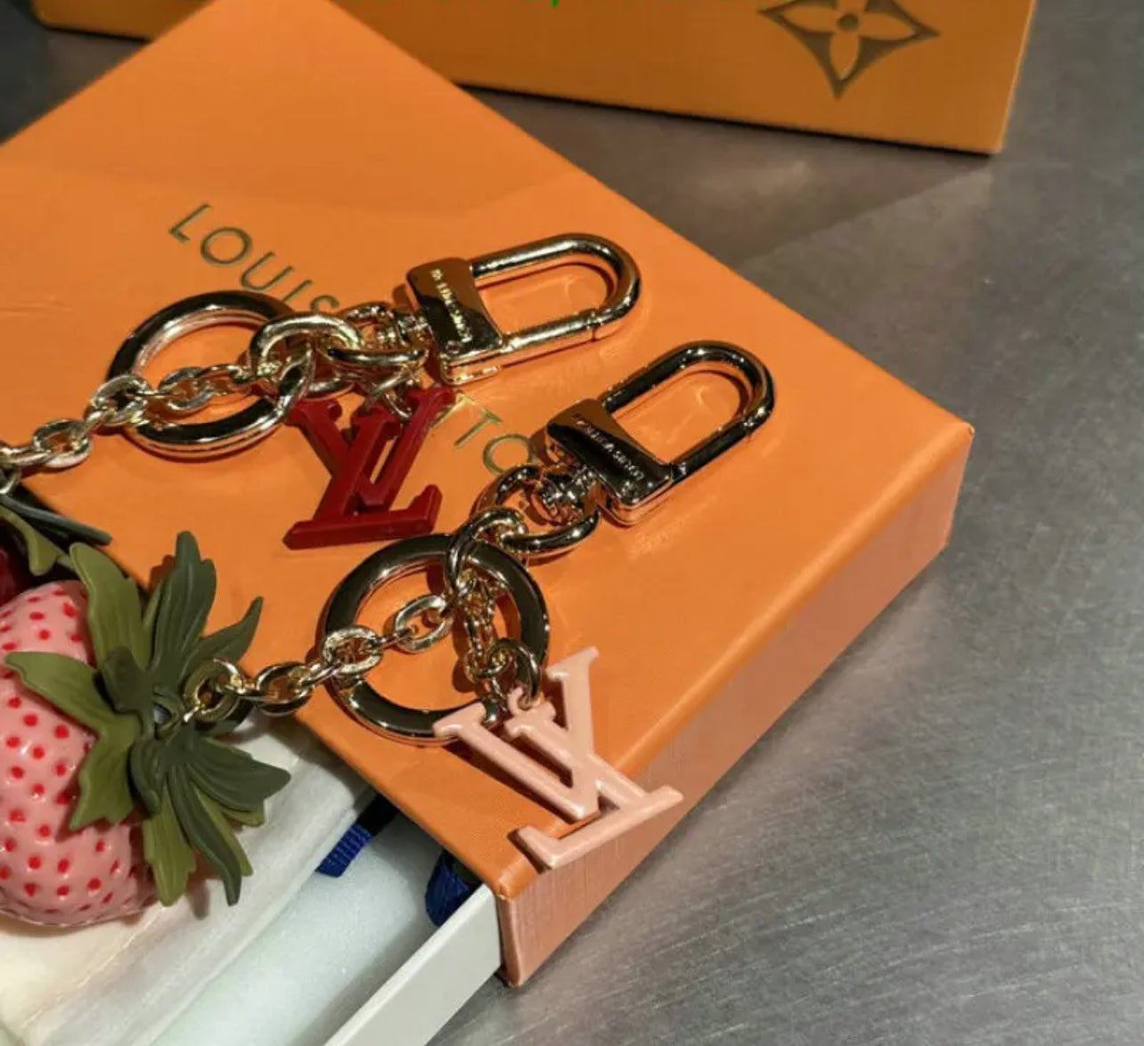 Strawberry Bag Charm/Keychain