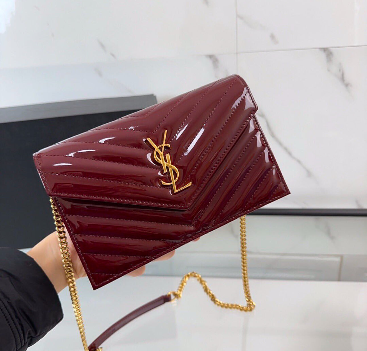 Monogram Chain Clutch