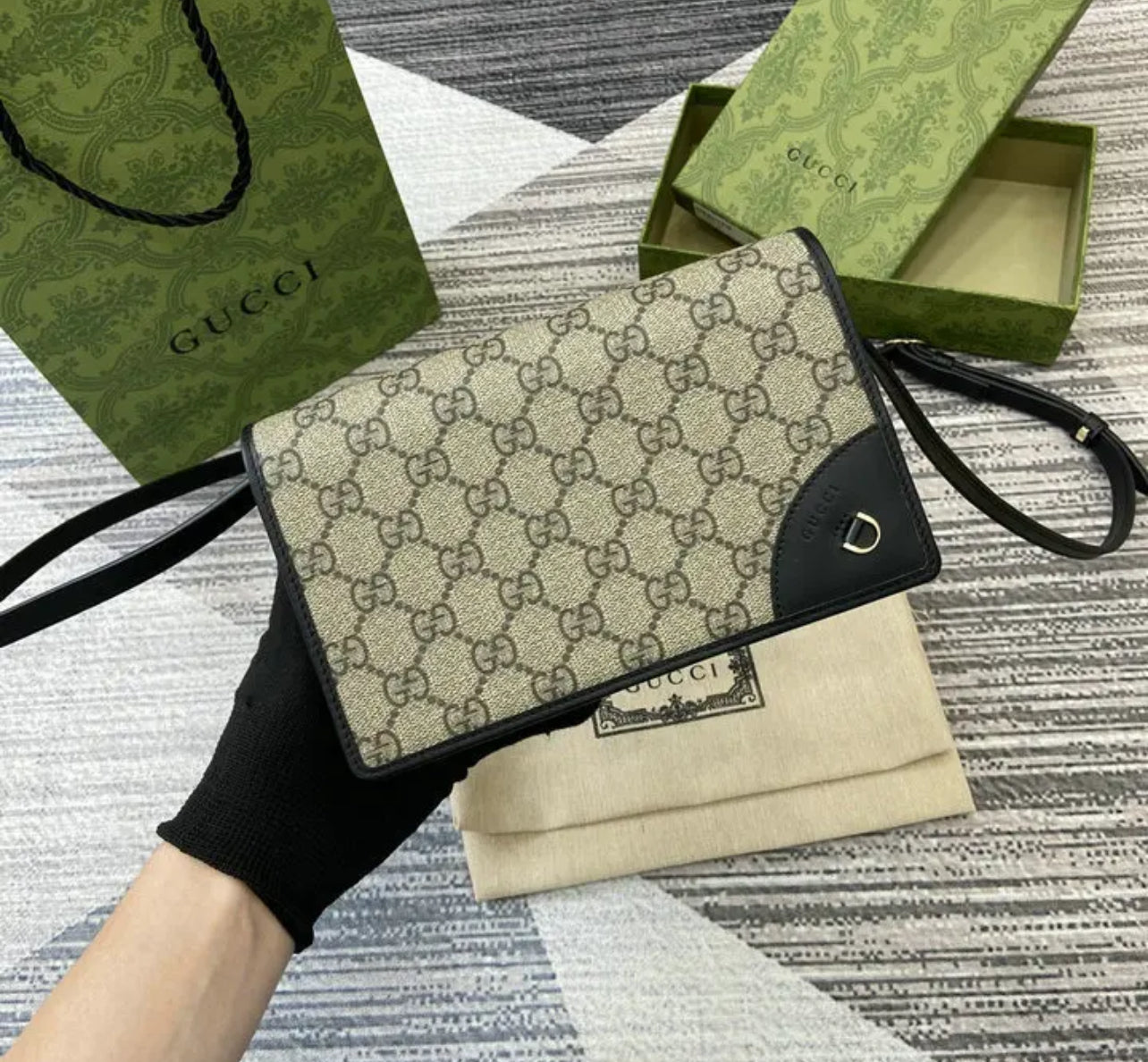 Emblem Strap Wallet